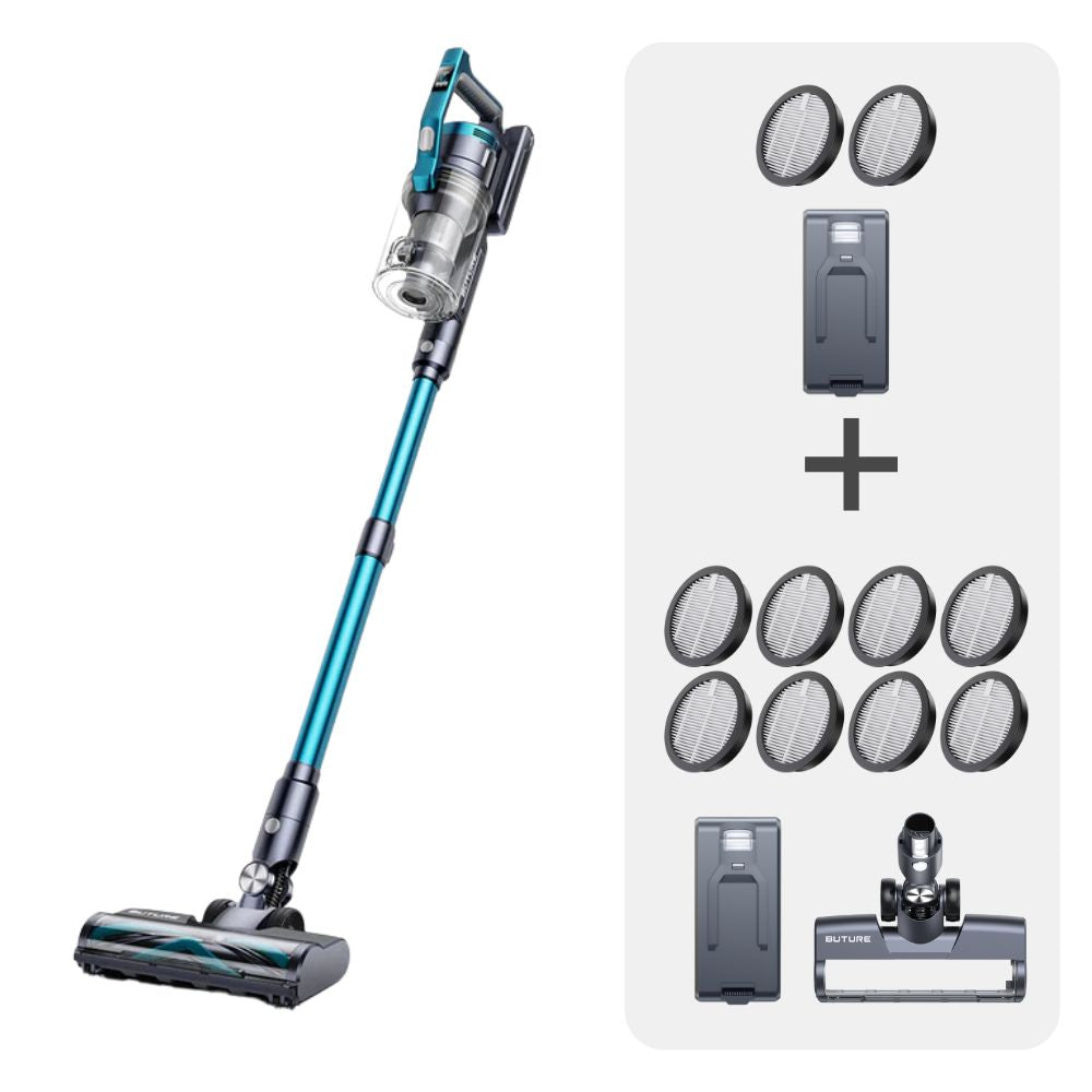 Variant image for Draadloze Stofzuiger VC60 met 2 Batterijen en 10 HEPA-Filters – Beste Draadloze Steel Stofzuiger voor Grondige Reiniging-4