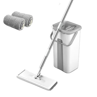 Variant image for Handvrije Platte Dweil met Roterende Functie en Sneldrogend Microvezel – Ideaal voor Eenvoudige Huishoudelijke Reiniging-2