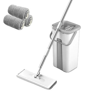 Variant image for Handvrije Platte Dweil met Roterende Functie en Sneldrogend Microvezel – Ideaal voor Eenvoudige Huishoudelijke Reiniging-3