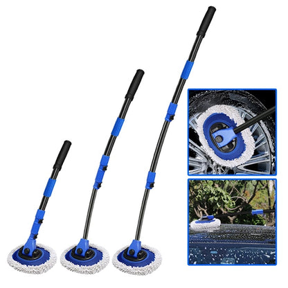 Telescopische Auto Reinigingsborstel met Flexibele 15 Graden Hoek - Chenille MOP voor Auto, Ramen en Meer-2