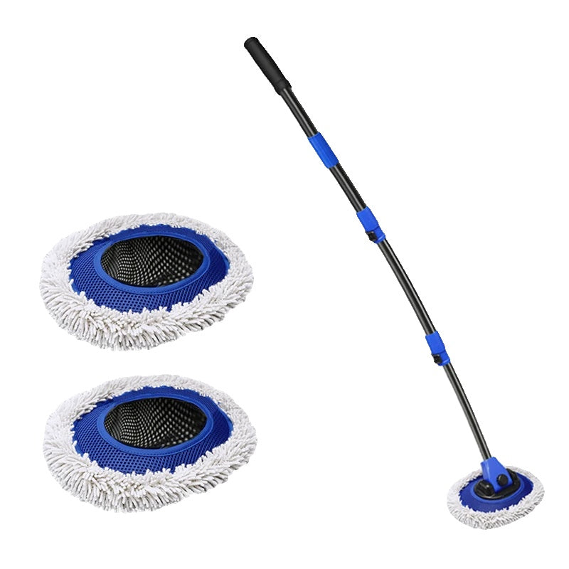 Telescopische Auto Reinigingsborstel met Flexibele 15 Graden Hoek - Chenille MOP voor Auto, Ramen en Meer-1