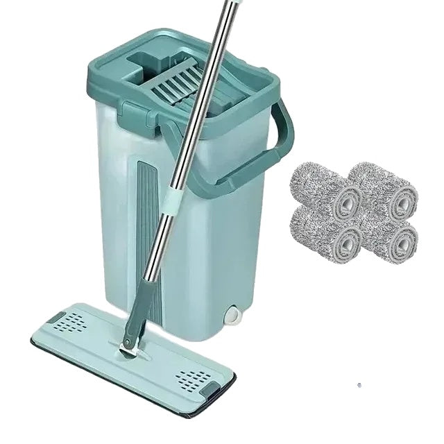 Variant image for Handsfree Vloerdweil met Afvalwaterscheiding en 360° Beweging – Compleet Reinigingsset voor Harde Vloeren en Tegels-6