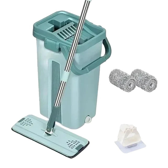 Variant image for Handsfree Vloerdweil met Afvalwaterscheiding en 360° Beweging – Compleet Reinigingsset voor Harde Vloeren en Tegels-5