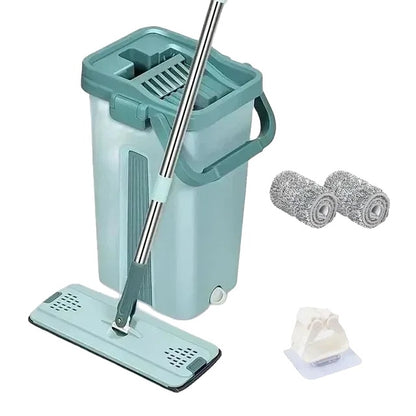 Variant image for Handsfree Vloerdweil met Afvalwaterscheiding en 360° Beweging – Compleet Reinigingsset voor Harde Vloeren en Tegels-5