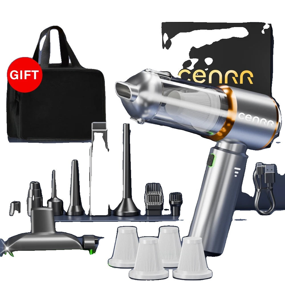 Variant image for Krachtige Draagbare Auto Vacuümreiniger met 998000Pa Zuigkracht en USB-C Opladen – Lichtgewicht en Stil voor Efficiënte Reiniging-7