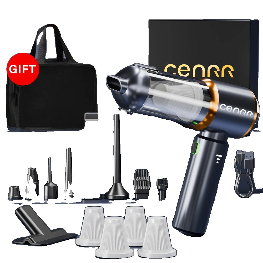 Variant image for Krachtige Draagbare Auto Vacuümreiniger met 998000Pa Zuigkracht en USB-C Opladen – Lichtgewicht en Stil voor Efficiënte Reiniging-4