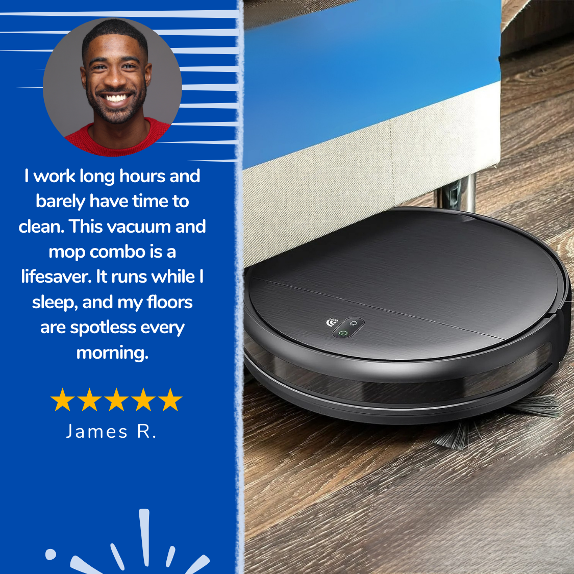 Geavanceerde Robotstofzuiger met 1400PA Zuigkracht en Slimme Navigatie – Beste Robot Stofzuiger voor Huisdiereigenaren-4