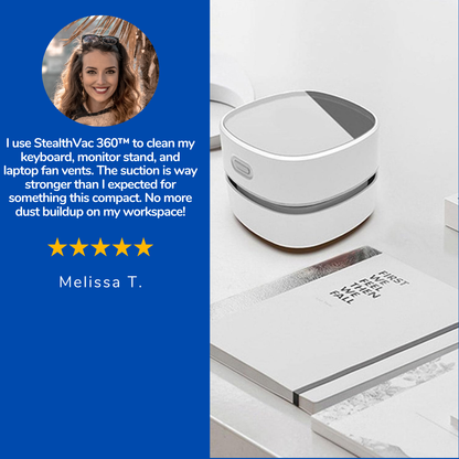 Draagbare Stofzuiger met 360° Roteerbaar Mondstuk en Krachtige Cyclonegrip – Draadloos en Lichtgewicht Handheld Stofzuiger-3