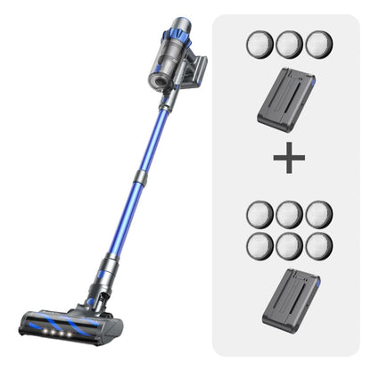 Draadloze Vacuümstofzuiger met 2 Batterijen en 9 HEPA-filters voor Grondige Reiniging – Lichtgewicht en Geschikt voor Diverse Oppervlakken-1