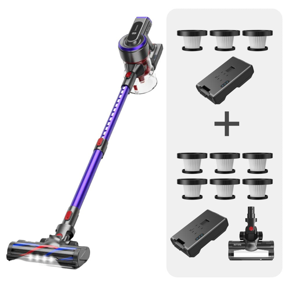 Variant image for Vacuümreiniger Met 2 Batterijen en 9 HEPA-Filters voor Grondige Reiniging – Lichtgewicht en Compact Ontwerp-4
