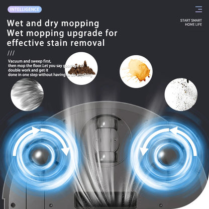 Draadloze 3-in-1 Robot Stofzuiger en Vegen – Compacte Mini Sweeper voor Huishoudelijk Gebruik, 90 Min Batterijduur-5