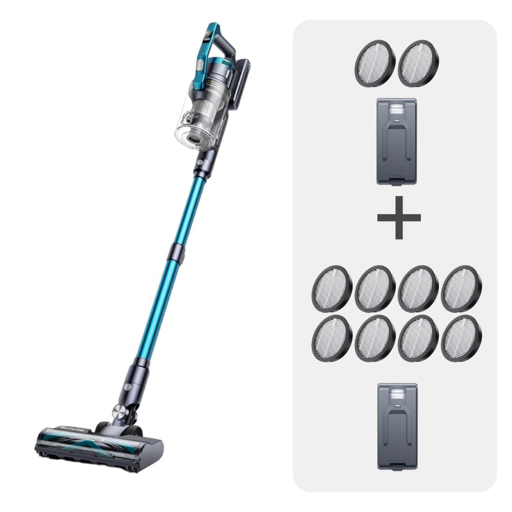 Draadloze Stofzuiger VC60 met 2 Batterijen en 10 HEPA-Filters – Beste Draadloze Steel Stofzuiger voor Grondige Reiniging-1