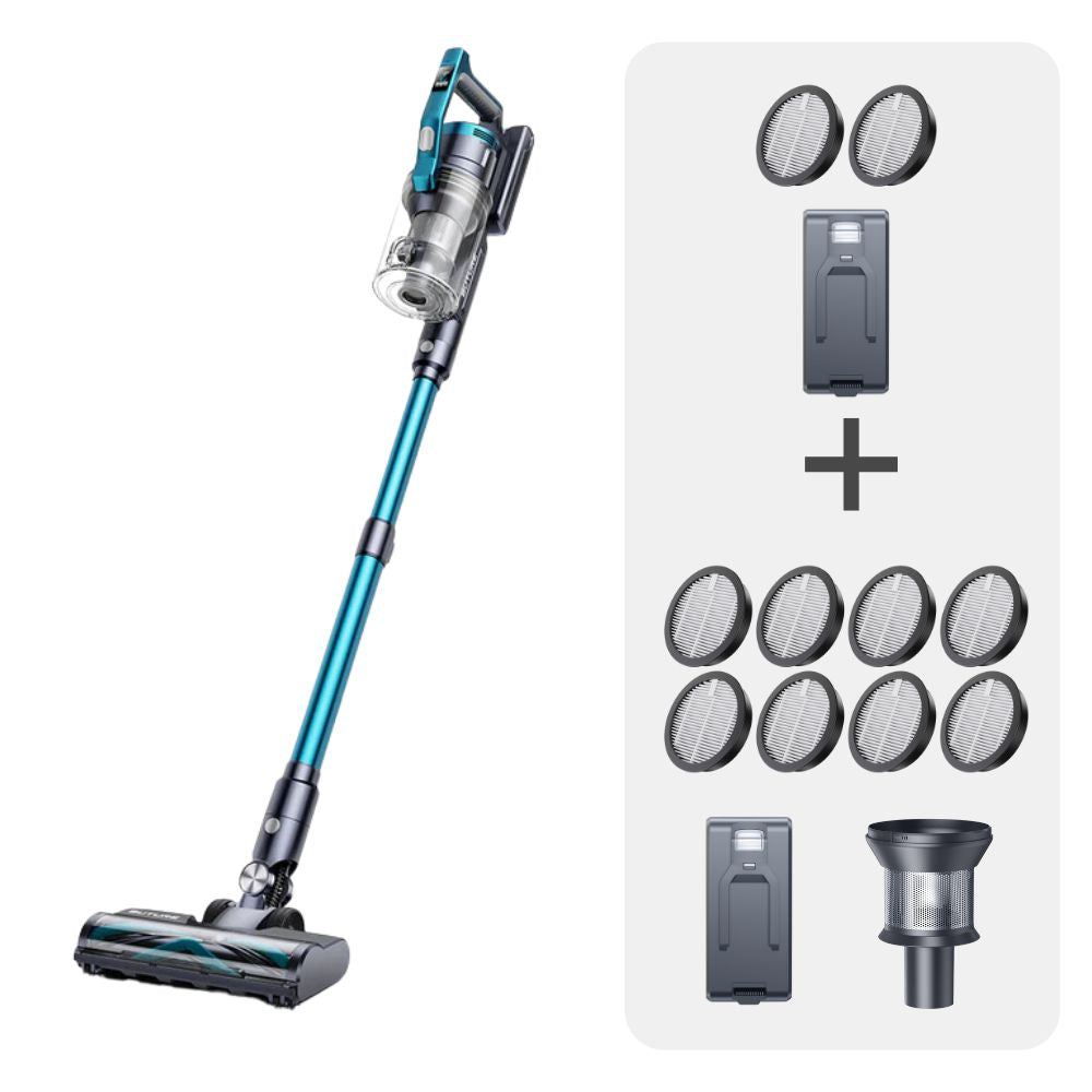 Draadloze Stofzuiger VC60 met 2 Batterijen en 10 HEPA-Filters – Beste Draadloze Steel Stofzuiger voor Grondige Reiniging-2