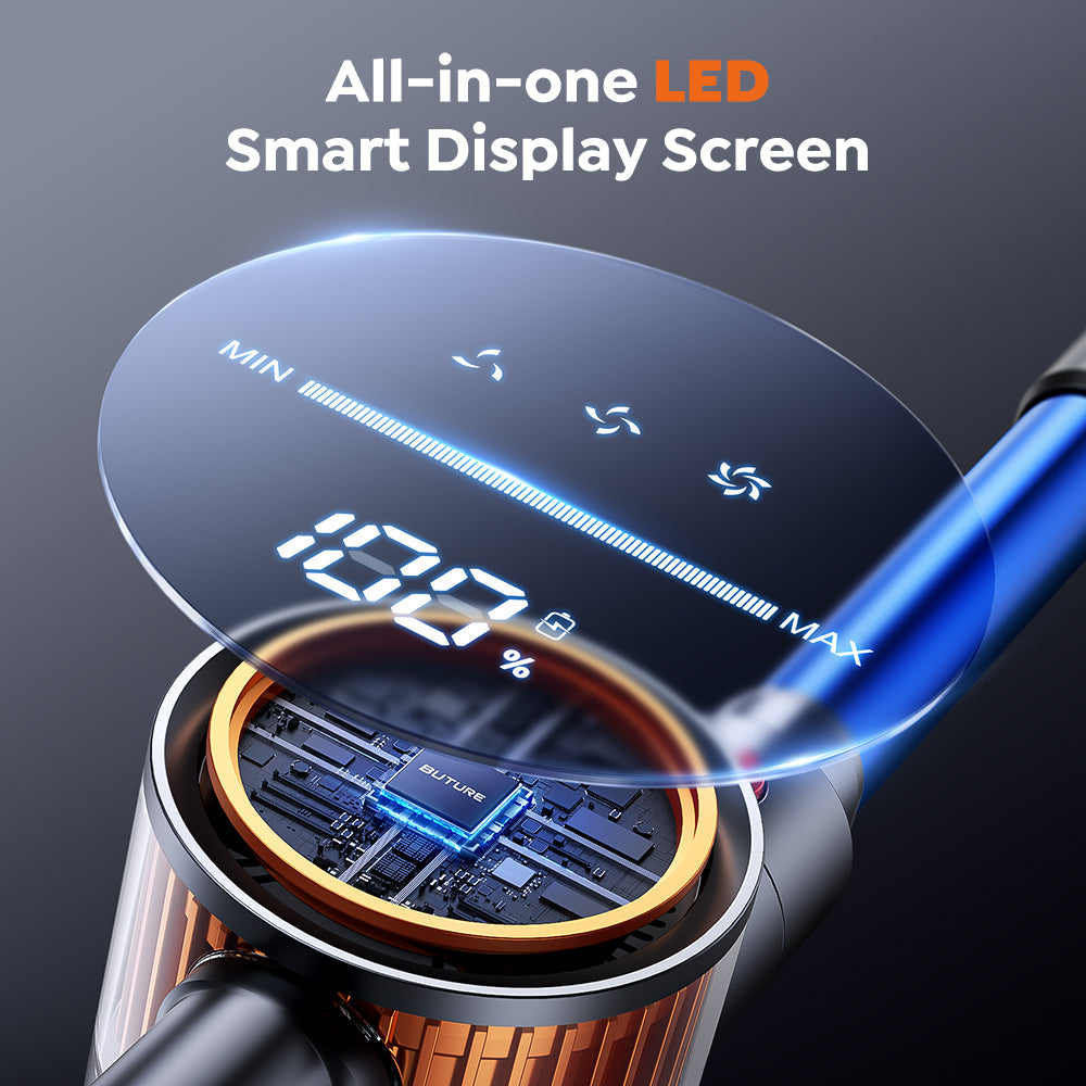 Draadloze Stofzuiger met 600W Motor en 50kPa Zuigkracht voor Huisdieren – Tot 60 Minuten Runtime en 7-Niveau Filtratiesysteem-5